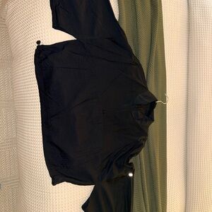 Black Windbreaker Jacket